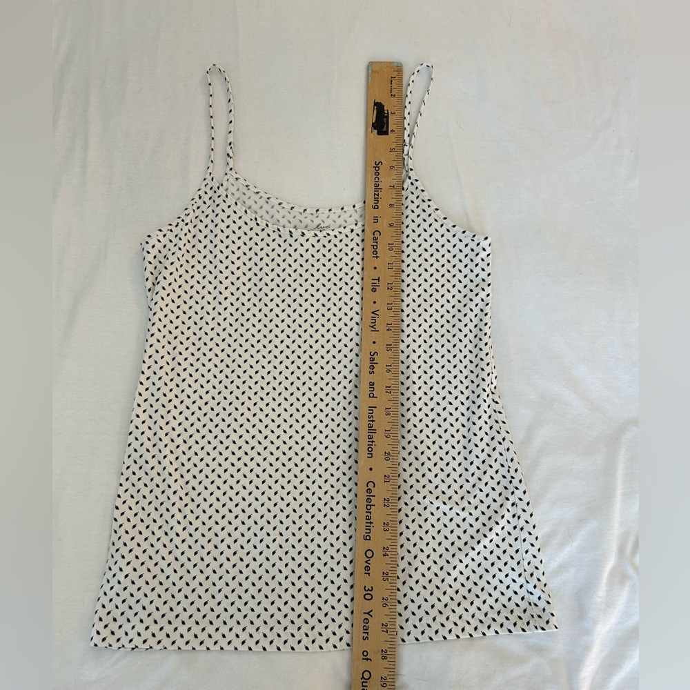 LOFT off-white and black patterned camisole - Picture 5 of 10